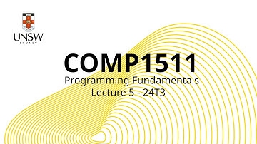 COMP1511 Week 3 Lecture 1