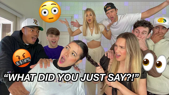 FIGHTING IN FRONT OF OUR FRIENDS PRANK *gone wrong*