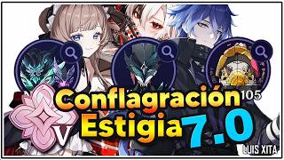 Conflagración estigia 7.0 NIVEL 5 ✨ 450 Protogemas ✔  🔥 Genshin Impact Sandrone Arlecchino y Flins