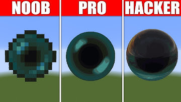 Pixel Art (NOOB vs PRO vs HACKER) Ender Pearl in Minecraft