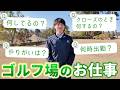 ゴルフ場スタッフの人のお仕事、教えて下さい！　🏌️‍♂️センチュリーゴルフクラブ　#golf　#お仕事調査　#スタッフの一日