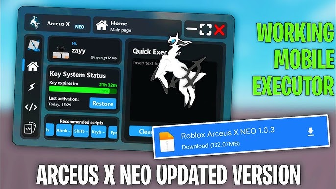 arceus x neo update 1.0.3 link direto 