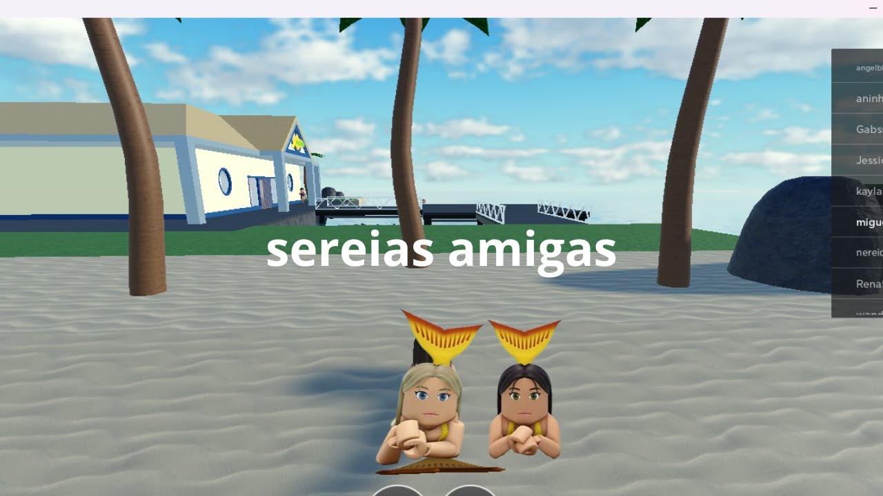 criando uma skin no teste de sereia (ROBLOX) 