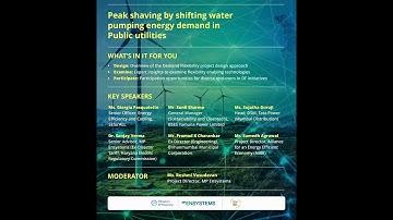 Demand Flexibility Webinar: Peak shaving by shifting water pumping energy demand in public utilities