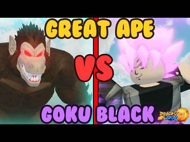 OOZARU MACACO GIGANTE VS GOKU BLACK NO ROBLOX!! (Dragon Ball