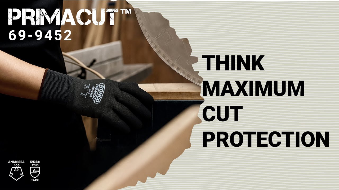 PrimaCut™ 69-9452, A9 Cut Resistant Gloves | Touchscreen