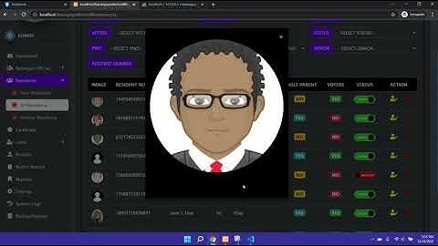 Barangay Management System Part 2, Bootstrap 4,Mysql PHP