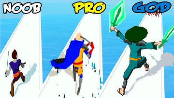 NOOB vs PRO vs HACKER in Crowd Master 3D