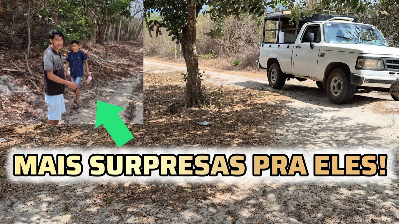 MORANDO QUASE ISOLADOS NA ZONA RURAL, ERASMO O PAI E OS FILHOS RECEBENDO MAIS SURPRESAS!