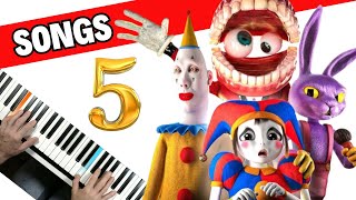 Top 5 SONGS The Amazing Digital Circus Theme