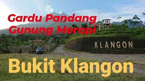 Bukit Klangon Merapi Sleman Yogyakarta