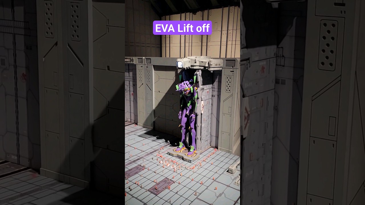 EVA UNIT-1 Lift Off エヴァ初号機射出シーン！ #エヴァンゲリオン #エヴァ初号機 #smallworlds