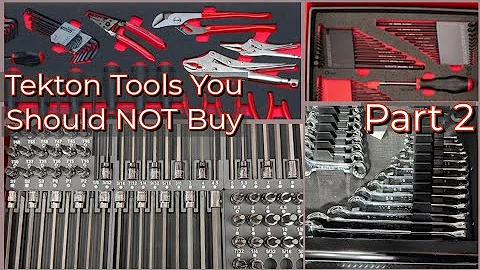 Tekton Tools You SHOULD NOT Buy pt 2 and other brands to consider