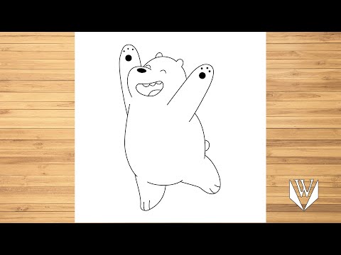 Как нарисовать мы голые медведи, шаг за шагом, Easy Draw | Скачать бесплатно раскраски