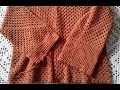 Кардиган из шестиугольников. Часть 3. Соединяем две детали, рукава.  Knitting women's cardigan.