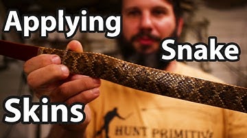 How to Put Snake Skins on a Bow