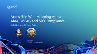 Celebrity Accessible Web Mapping Apps: ARIA, WCAG and 508 Compliance Wealth