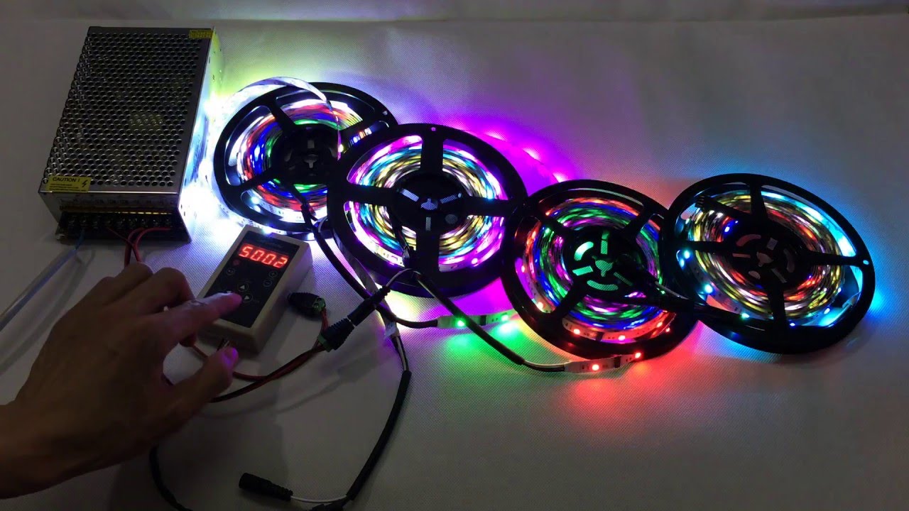 How to connect 20meter 6803 led strips to a 6803 133kinds regural ...