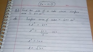 Q-3 Ex-11.3 Chapter 11 Mensuration | Ncert Class 8th Maths