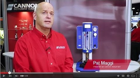 Explore the CANNON miniAV-X Automated Benchtop Kinematic Viscometer