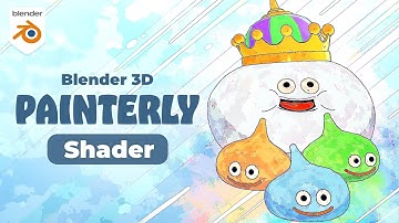 Painterly Shader in Blender Eevee — Full Procedural Setup (No Textures)