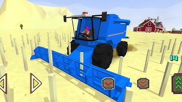 Customize your Classy machine yo work harder - Blocky Farming, Racing Simulator | Game 🎮