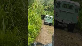 Raining. #landrover #landroverseries #martopoandsons #journey #westjava #greenlaning