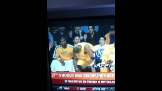 Kobe hitting Joe Smith