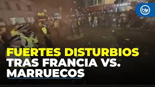 Wave of protests in Europe following Morocco's defeat to France in the World Cup screenshot 3