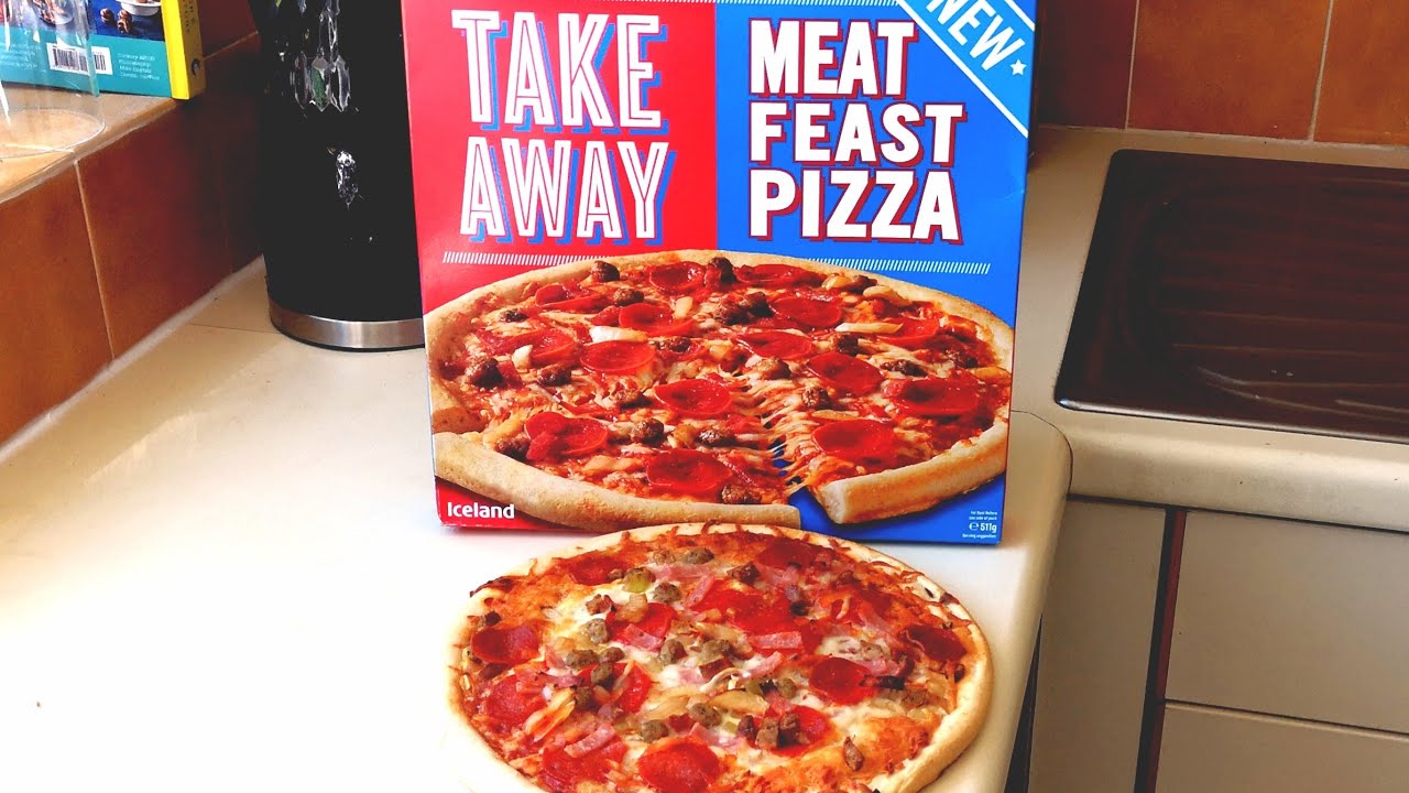 Take Away Meat Feast Pizza New Iceland Food Review YouTube