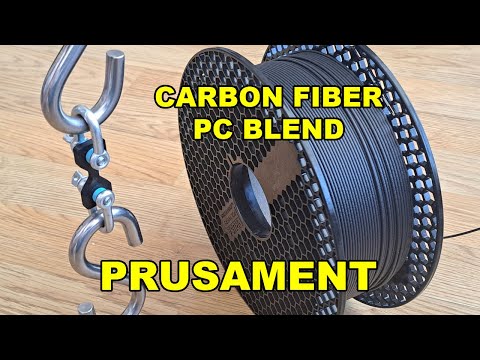 How strong is PC-CF? Prusament carbon fiber PC blend (PolyCarbonate)