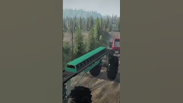 MONSTROSITY vs DODGE MONSTER LIMO!! (SnowRunner Mods)