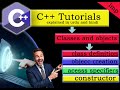 introduction  to classes and objects | what are classes| how objects are created | access specifiers
