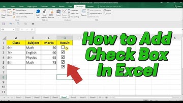 How to Add Check Box in Excel | Urdu And Hindi #excel