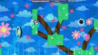 Gateway by Eveteer (Extreme Demon)
I got this in two runs the day after it got rated, as I watched the level and really really enjoyed it. However, venfy was also playing it and I wanted to give him the chance to go for first victor so I stopped playing the level to let him be first. After two weeks, someone else beat the level and by that point I was not having too much fun with GD and just never finished this off.
The predrop of this level can be tedious at times, which is the main reason I never picked it back up until now. This level is definitely not for everyone, but if you can handle long and somewhat inconsistent predrops this level might really interest you.
Song: Family Friendily Montage (I Dont Know Which Way to Turn) by Cacola
Attempts: 2,280
Worst Fail: 85%
Enjoyment: 10/10
Extreme Demon #614
Current Placement: NLW Insane Tier
Difficulty Opinion: NLW Insane Tier
My Extreme Demon Spreadsheet:
https://docs.google.com/spreadsheets/d/1yoDFGJ415KP6oy1mdzd4_ompKKWk0yGvq39scneW1D4/ Gateway by Eveteer (Extreme Demon)