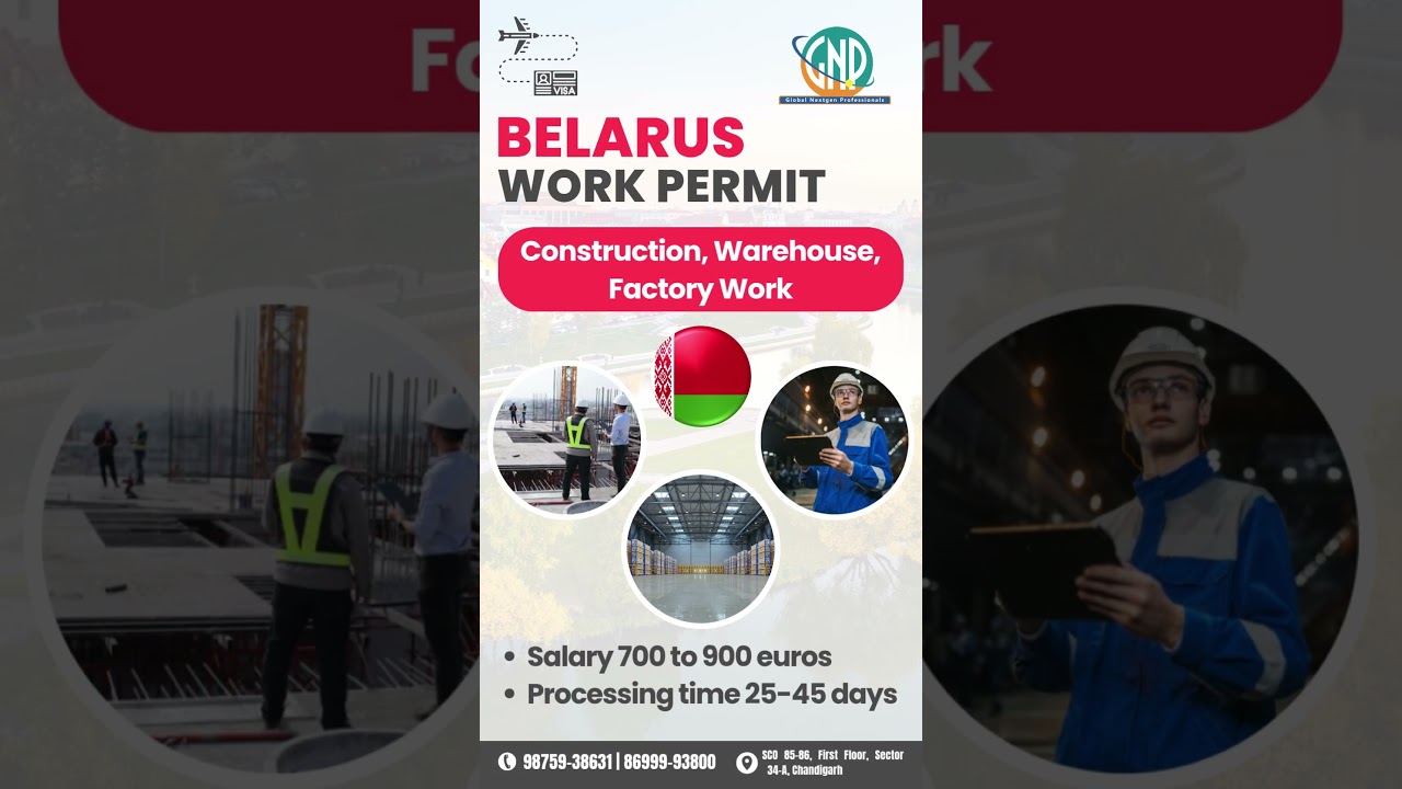 Belarus Work Permit | Factory & Warehouse Jobs in Europe | Apply Now