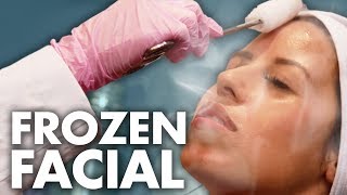 Trying The LIQUID NITROGEN Ice Facial! (Beauty Trippin)