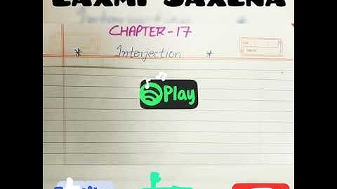 English Grammar (Chapter-17) Topic-INTERJECTION.. #Important_topic_of_english_grammer.
