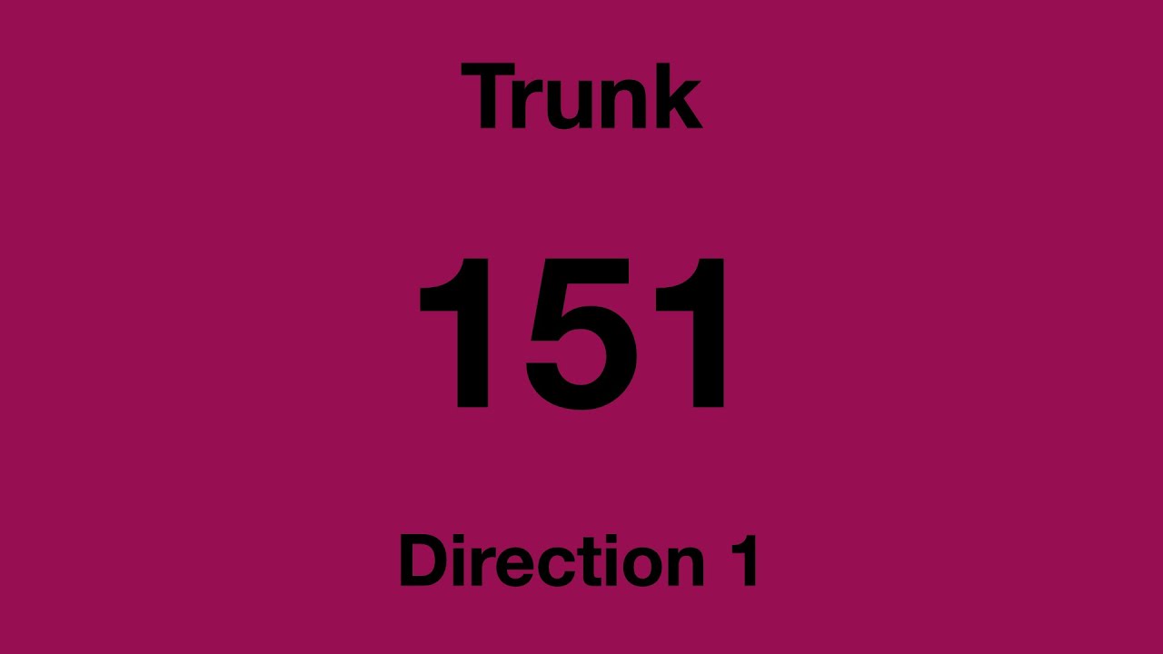 [SBS Transit] Trunk Bus Service 151 - Direction 1 Hyperlapse