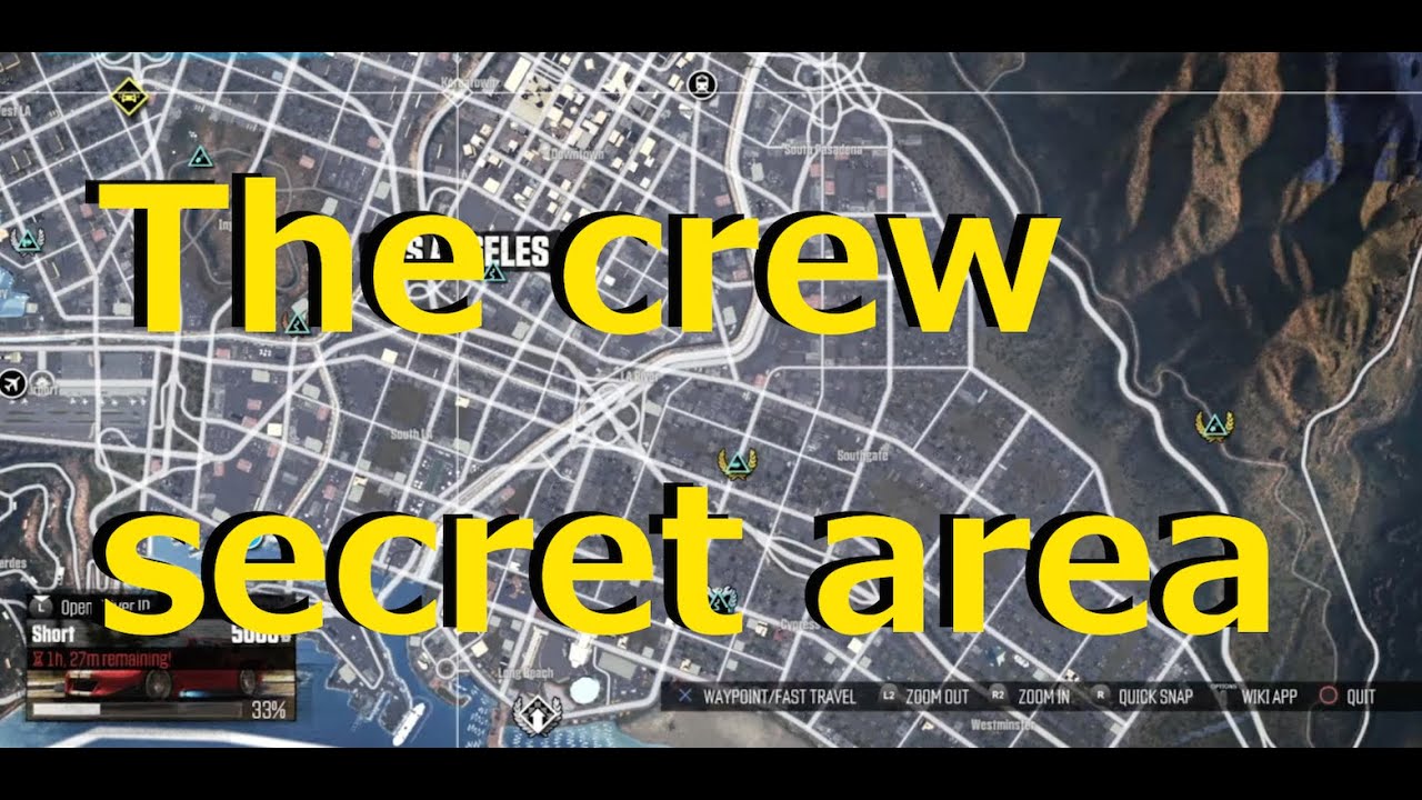 New Secret Hidden Area In The Crew Youtube