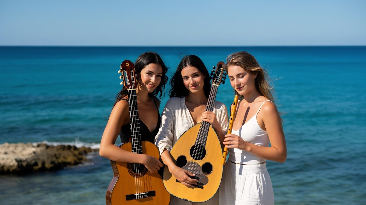 Beautiful And Relaxing Flamenco Instrumental Music 🍃 Guitar, Oud & Flute for Relaxing Positive Mood