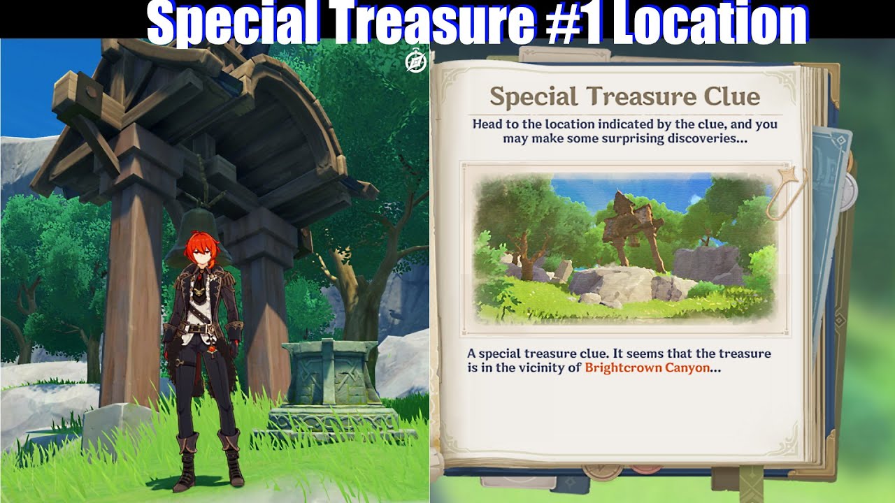 Genshin Impact Special Treasure Location Brightcrown Canyon (Lost Riches Event) YouTube