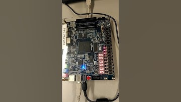 Simple processor implemented on FPGA - application as encryption of 8bit data