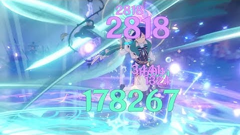 178k damage on Venti E hold - R1 Polar star with food buff