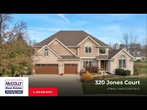 320 Jones Court, Chesterton, IN home video tour