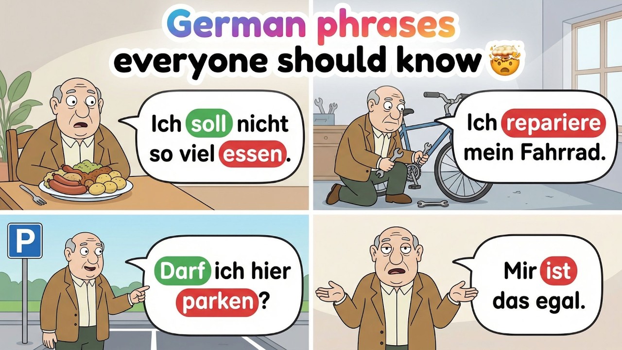 🚀 Learn German Fast: Simple Daily Use Sentences for Beginners