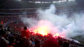 Donbass Arena fire/ Горит \