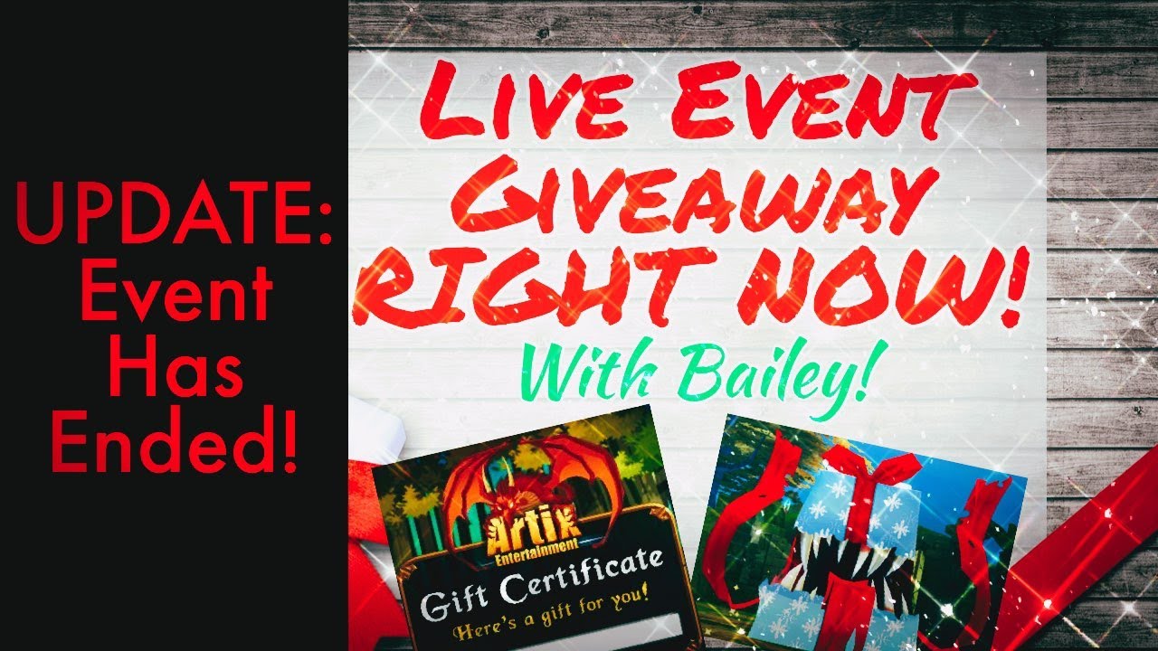 AQ3D INGAME LIVE EVENT GIVEAWAY RIGHT NOW! Artix Points & Gift’Thulu