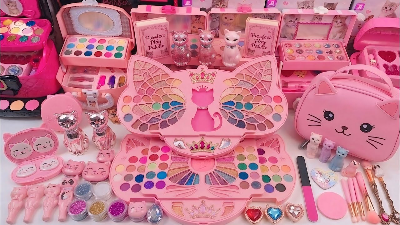 ナイトアイポーテ　新品未使用4箱　Make you Beautiful II 14.24 Minutes Satisfying with Unboxing Pink makeup, Pink Toys