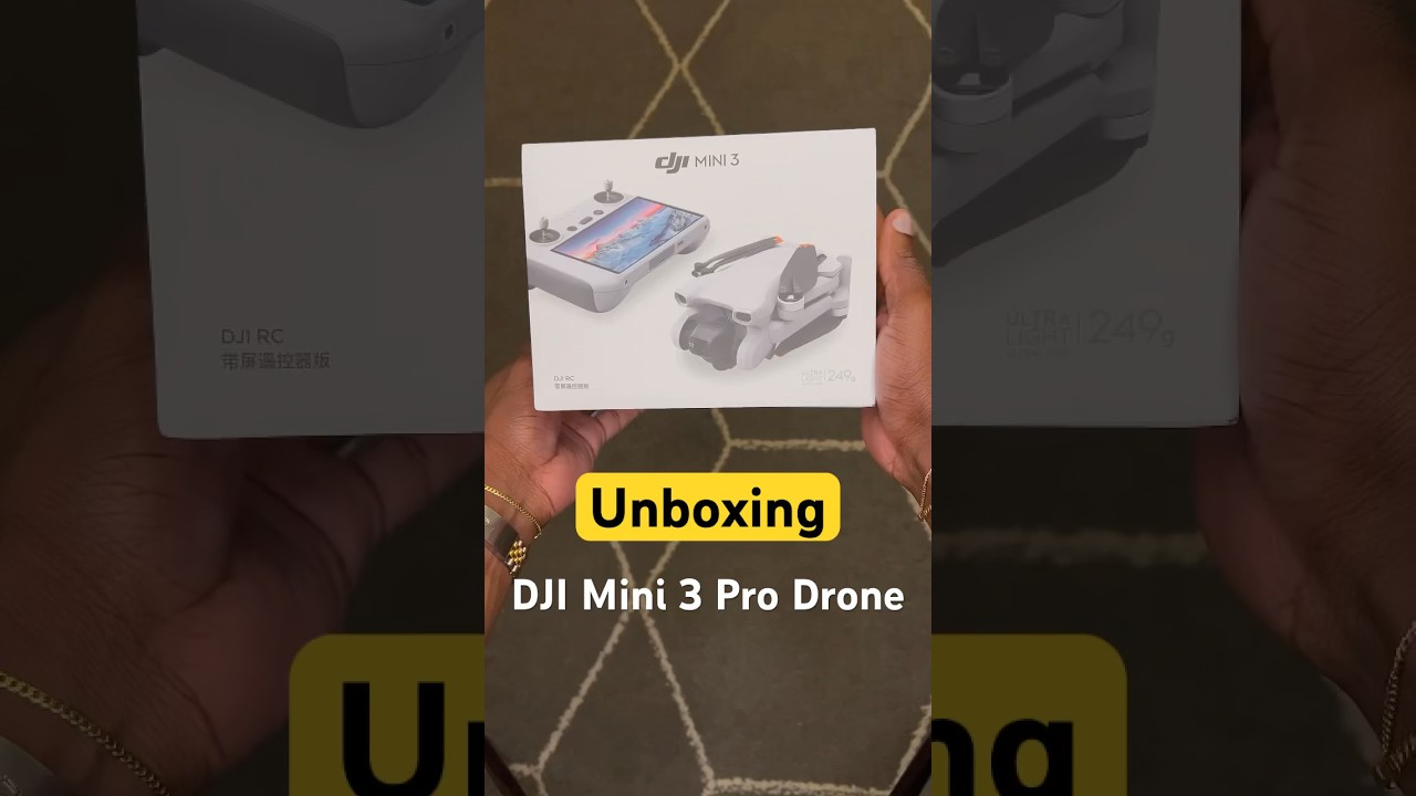 Unboxing the DJI Mini 3 Pro Drone. Great for traveling 